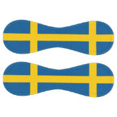 スウェーデン国旗を持つ愛国的なソフトボール ソフトボール (パネル)