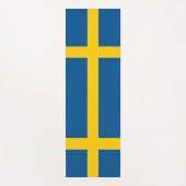 スウェーデン国旗を持つ愛国的なヨガマット ヨガマット (正面)