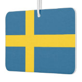 スウェーデン国旗を持つ車の新入生 カーエアーフレッシュナー (左)