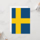スウェーデン国旗 (正面/裏面インサイチュ)