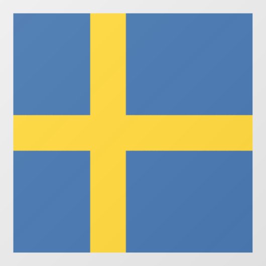 スウェーデン国旗 ウィンドウサイン (シート)