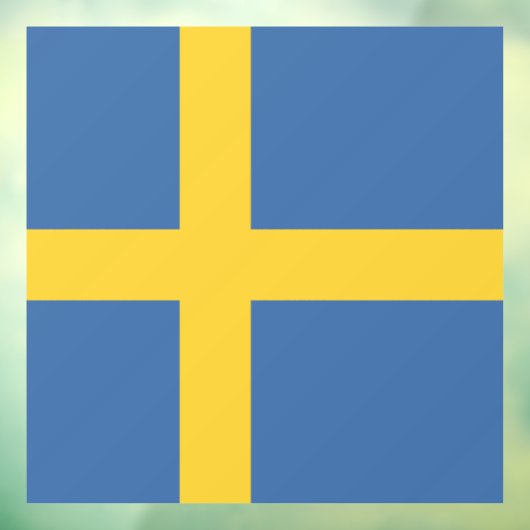 スウェーデン国旗 ウィンドウサイン (シート3)