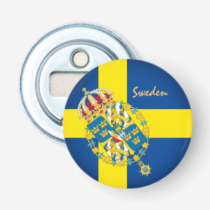 スウェーデン国旗、エンブレム、スウェーデンパーティードリンク/スポーツ 栓抜き