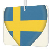 スウェーデン国旗 カーエアーフレッシュナー (左)