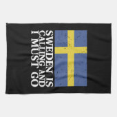 スウェーデン国旗 キッチンタオル (横)
