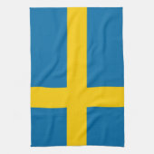スウェーデン国旗 キッチンタオル (縦)