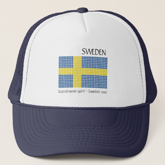 スウェーデン国旗 キャップ (正面)