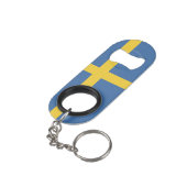 スウェーデン国旗 キーホルダー栓抜き (裏面アングル)