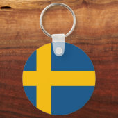 スウェーデン国旗 キーホルダー (正面)
