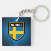 スウェーデン国旗 キーホルダー (裏面)