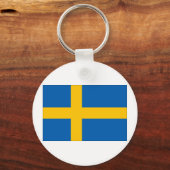 スウェーデン国旗 キーホルダー (正面)
