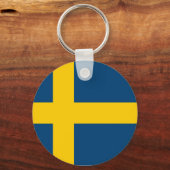 スウェーデン国旗 キーホルダー (正面)