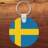 スウェーデン国旗 キーホルダー (正面)