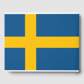 スウェーデン国旗 ゲストブック (裏面)