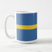 スウェーデン国旗 コーヒーマグカップ (左)