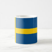 スウェーデン国旗 コーヒーマグカップ (中央)