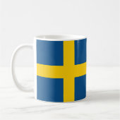 スウェーデン国旗 コーヒーマグカップ (左)