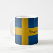 スウェーデン国旗 コーヒーマグカップ (正面左)