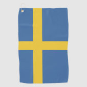 スウェーデン国旗 ゴルフタオル (正面)