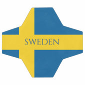 スウェーデン国旗 サッカーボール (フラット)