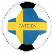 スウェーデン国旗 サッカーボール (正面)