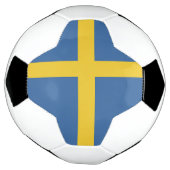 スウェーデン国旗 サッカーボール (回転)
