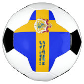 スウェーデン国旗 サッカーボール (回転)