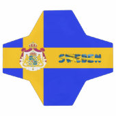 スウェーデン国旗 サッカーボール (フラット)