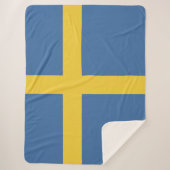スウェーデン国旗 シェルパブランケット (正面)