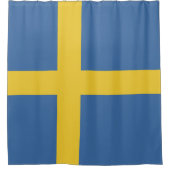 スウェーデン国旗 シャワーカーテン (正面)