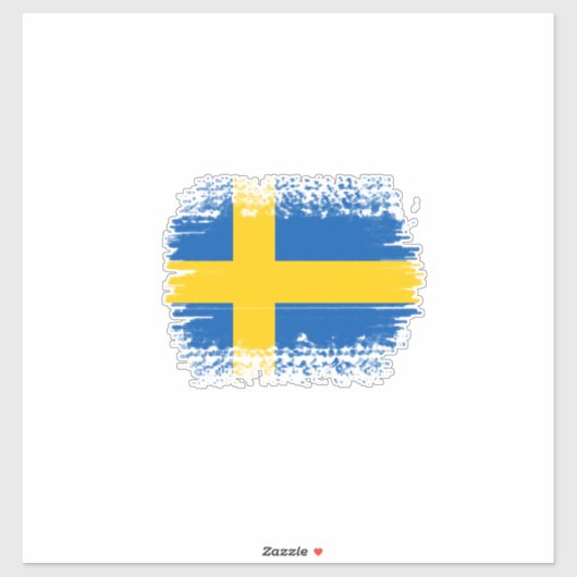 スウェーデン国旗 シール (シート)