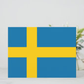 スウェーデン国旗（スウェーデン） カード (スタンド正面)