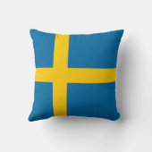 スウェーデン国旗（スウェーデン） クッション (裏面)