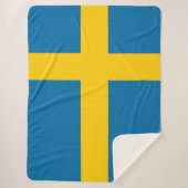スウェーデン国旗（スウェーデン） シェルパブランケット (正面)