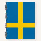スウェーデン国旗(スウェーデン)ノートブック ノートブック (正面)