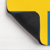 スウェーデン国旗（スウェーデン） マウスパッド (コーナー)