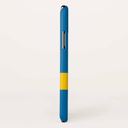 スウェーデン国旗(スウェーデン)大文字・小文字を区別するiPhone Case-Mate iPhoneケース (裏面/右)