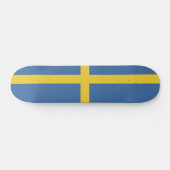 スウェーデン国旗 スケートボード (横)