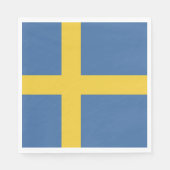 スウェーデン国旗 スタンダードランチョンナプキン (正面)