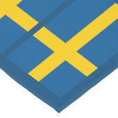 スウェーデン国旗&スポーツファンハウスデコール/スウェーデン ショートテーブルランナー (コーナー)