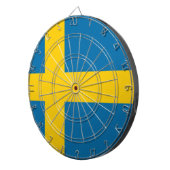 スウェーデン国旗 ダーツボード (正面右)