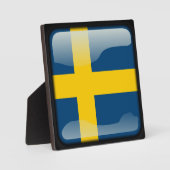 スウェーデン国旗 フォトプラーク (正面)