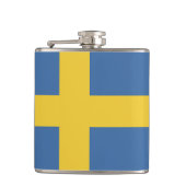 スウェーデン国旗 フラスク (正面)
