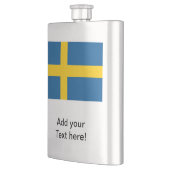 スウェーデン国旗 フラスク (左)