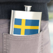 スウェーデン国旗 フラスク (インサイチュ)