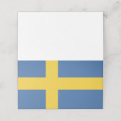 スウェーデン国旗 プレイスカード (外部開封)