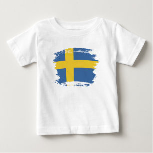 スウェーデン国旗 ベビーTシャツ