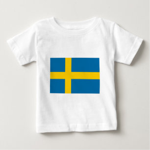 スウェーデン国旗 ベビーTシャツ