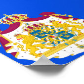 スウェーデン国旗 ポスター (角)