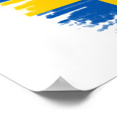 スウェーデン国旗 ポスター (角)